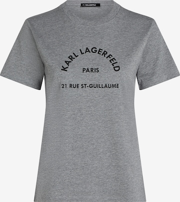 pilka Karl Lagerfeld Marškinėliai 'RUE ST-GUILLAUME': priekis