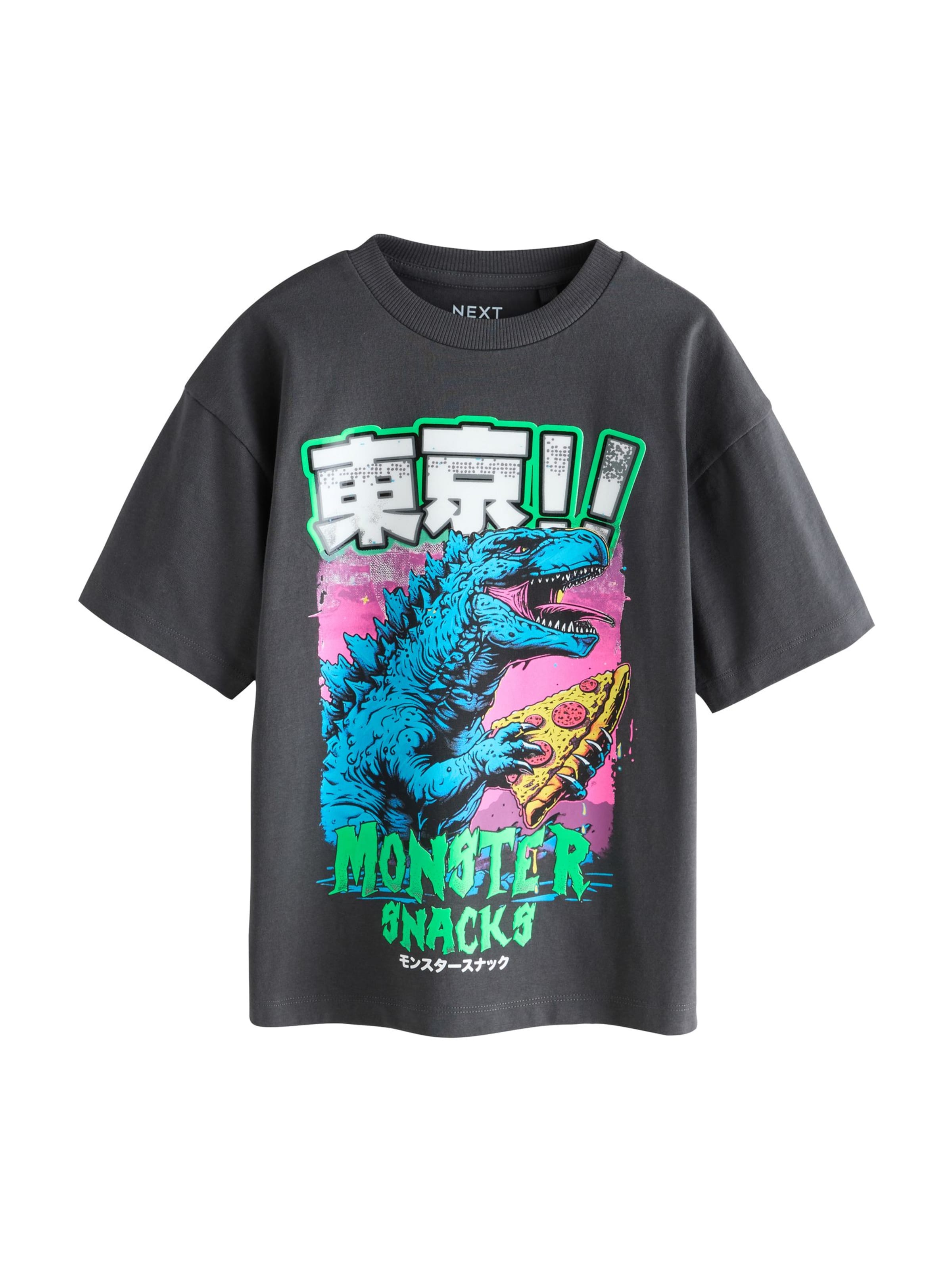 T-Shirt Next en gris : devant