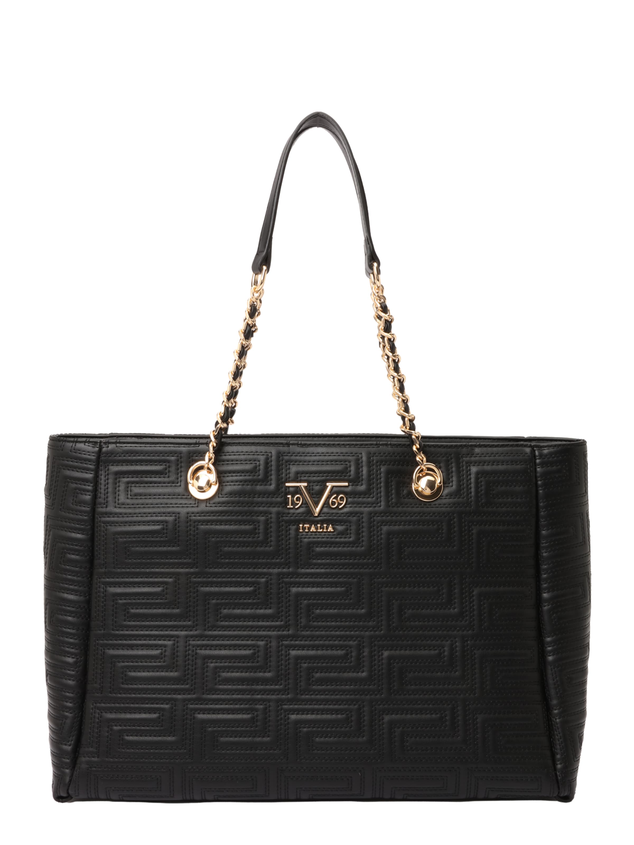 19V69 ITALIA Shopper 'Silvia' in Zwart: voorkant