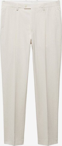 MANGO MAN Regular Bügelfaltenhose 'parma' in Beige: predná strana