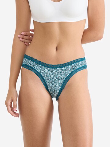 SLOGGI Slip ' Blue GO Crush ' in Grijs: voorkant