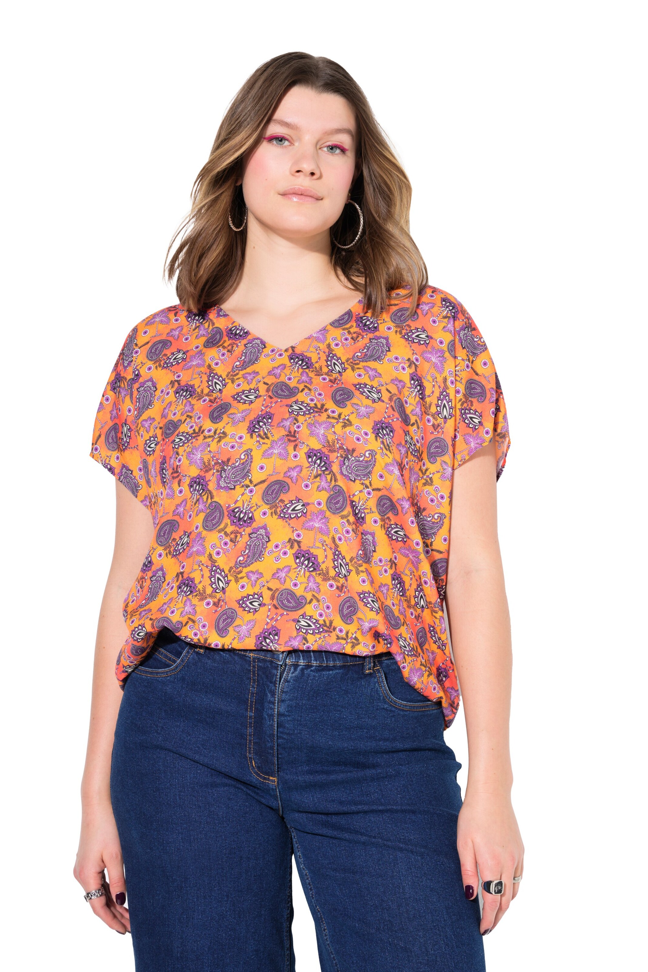 Studio Untold Bluse in Orange: Vorderseite