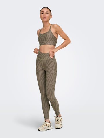 ONLY PLAY - Skinny Pantalón deportivo 'ONPRya-2' en verde: frente