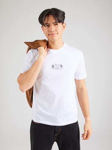 mėlyna JACK & JONES Marškinėliai 'JORRETRO': priekis