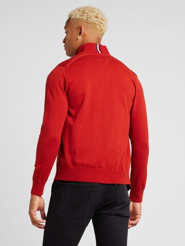 TOMMY HILFIGER Pletena jopa | rdeča barva