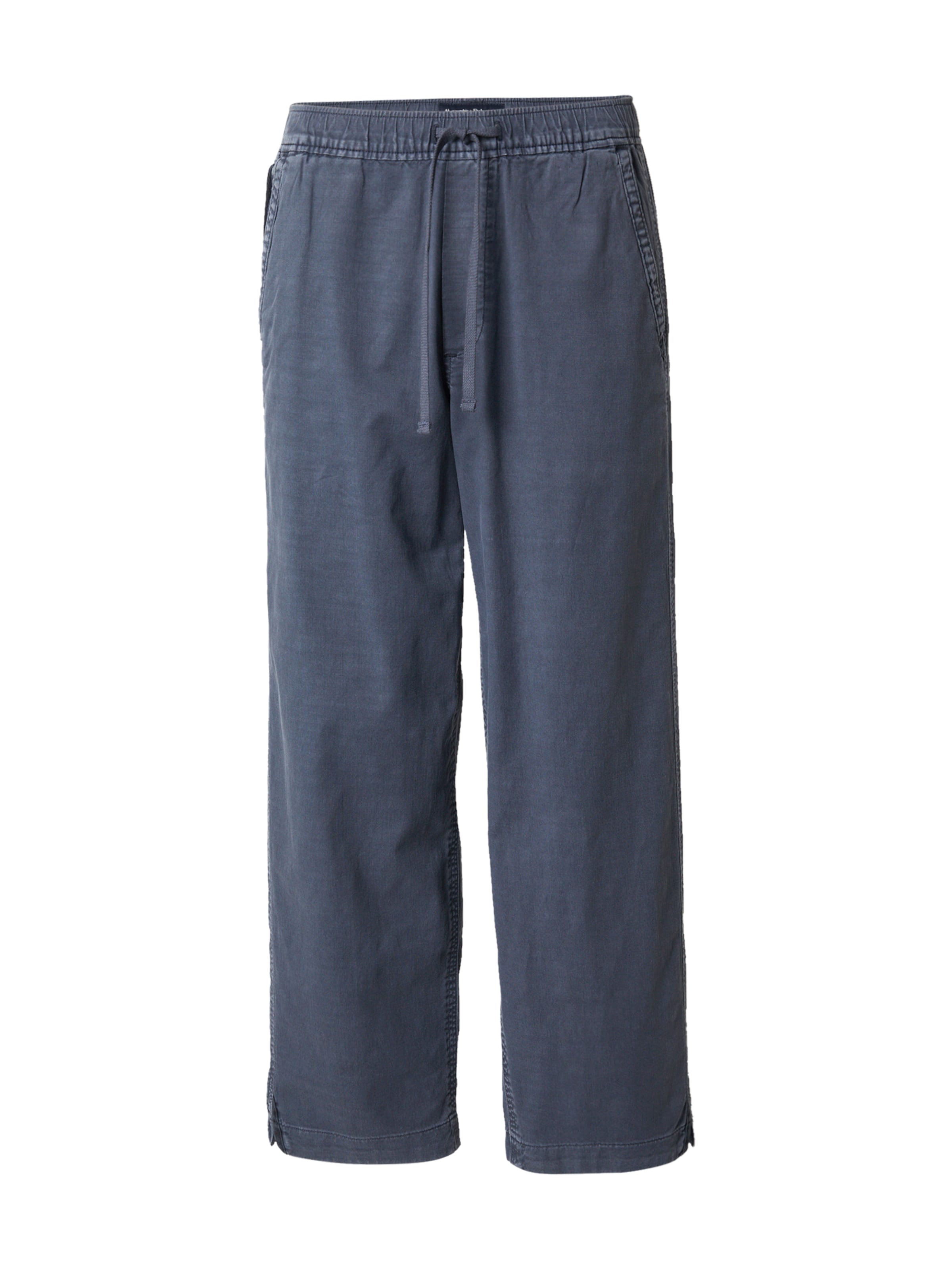 Abercrombie & Fitch Voľný strih Chino nohavice - Modrá: predná strana