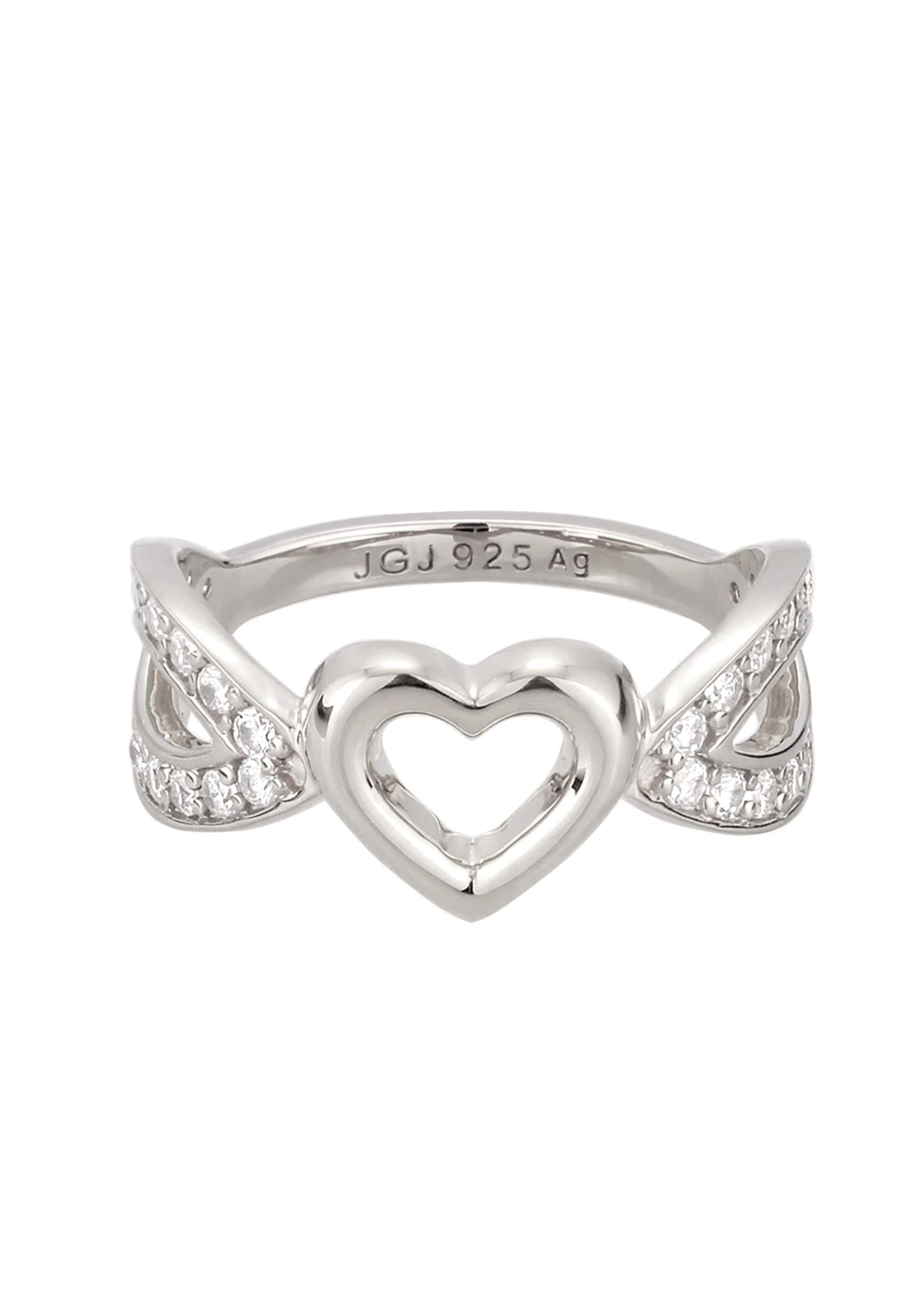 ELLI Ring in Silver: front
