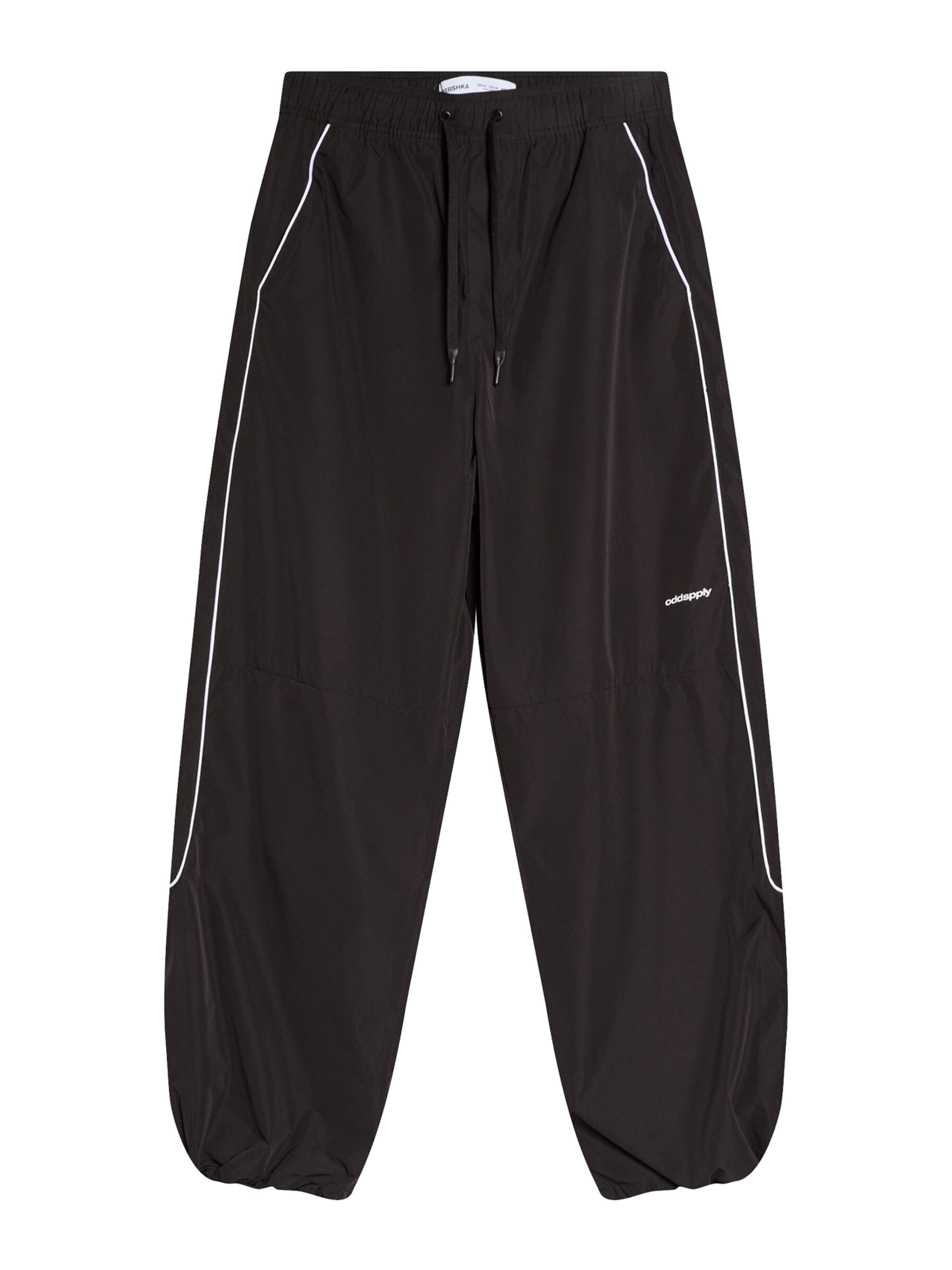 Bershka Loosefit Bukser i sort: forside