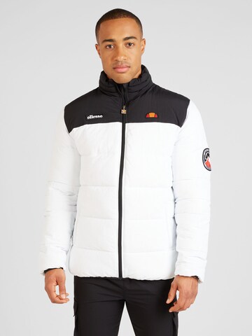 ELLESSE Демисезонная куртка в Белый: спереди