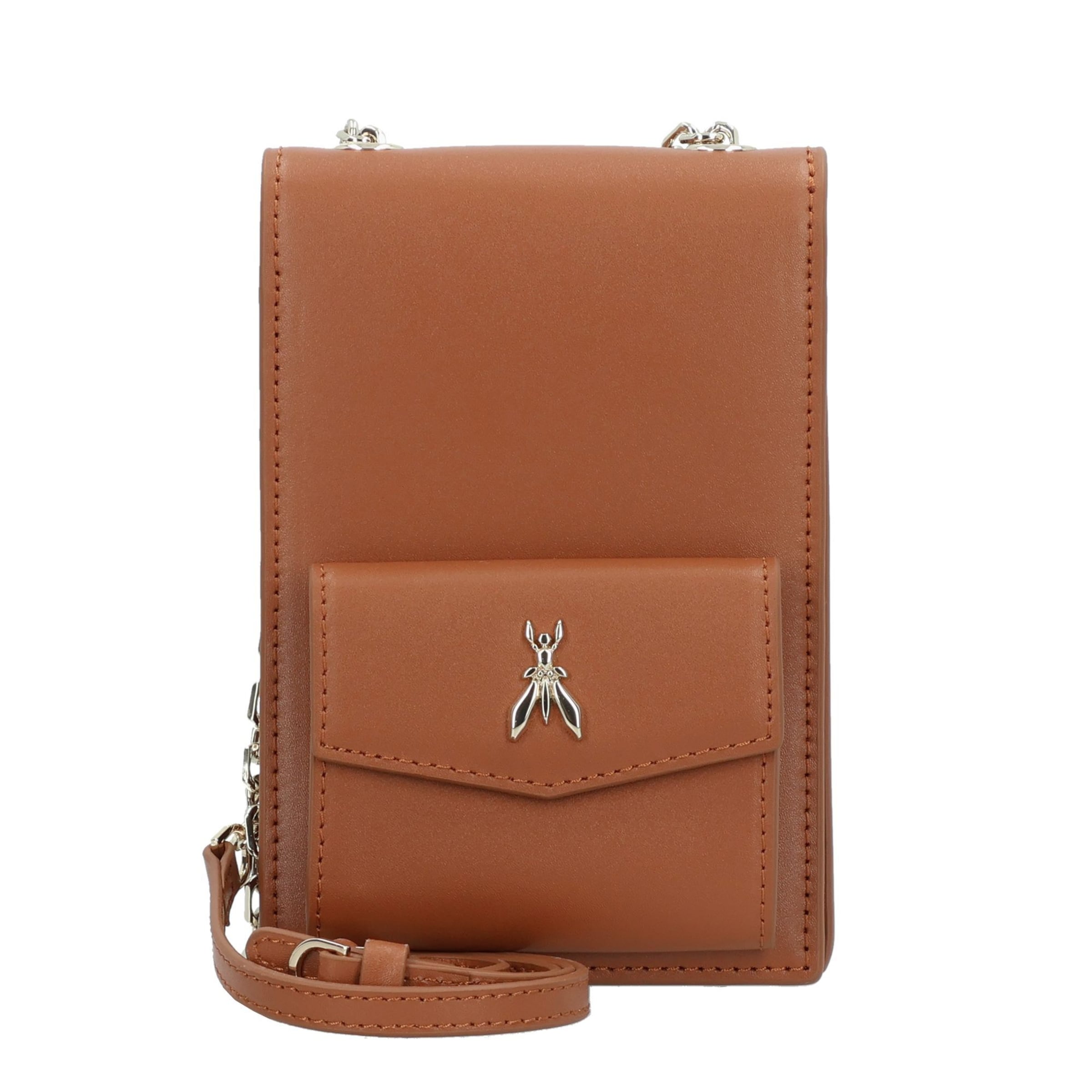 PATRIZIA PEPE Schoudertas in Bruin: voorkant