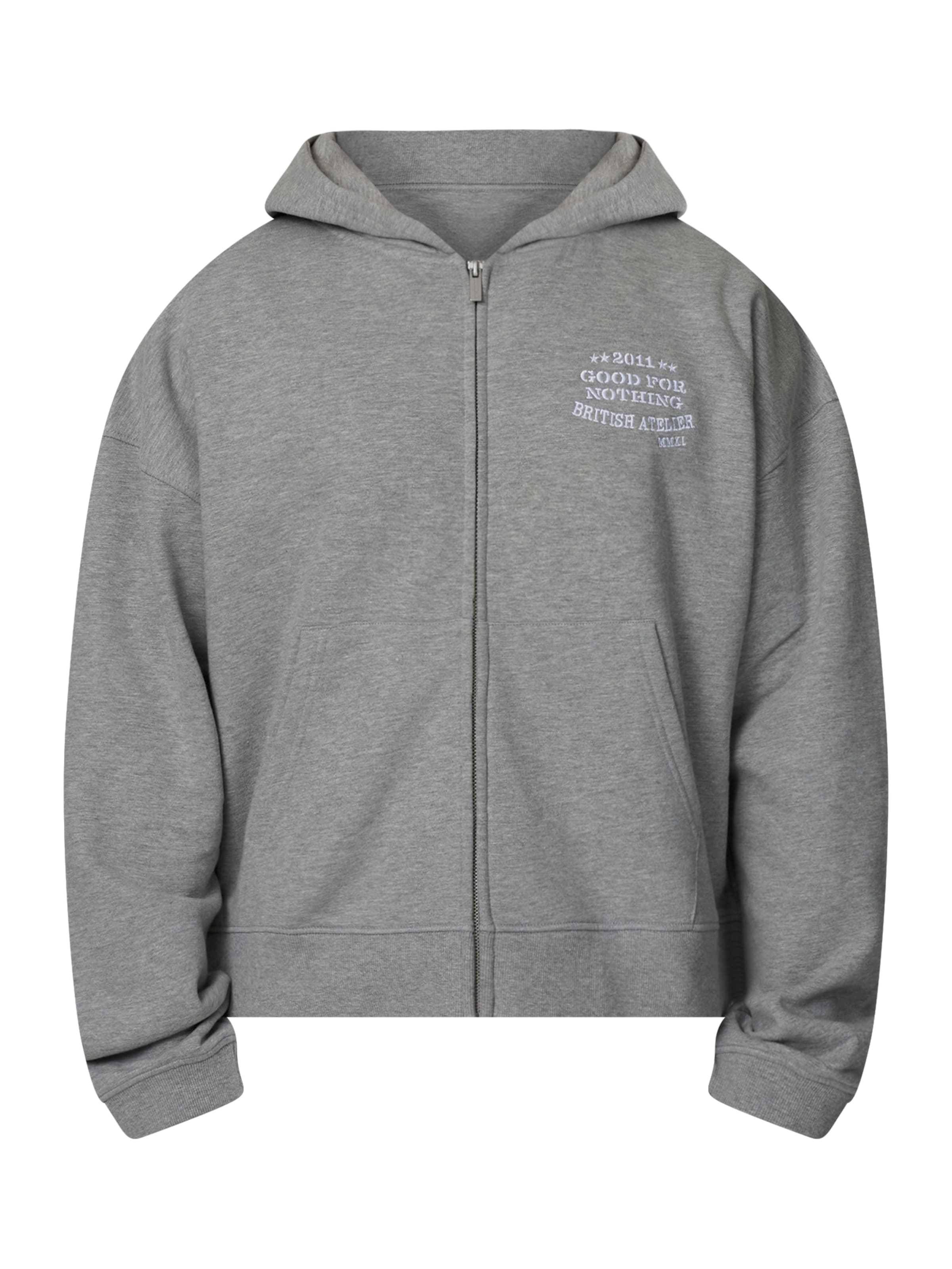 Giacca di felpa di Good For Nothing in grigio: frontale