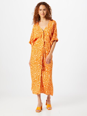 Monki Dress in Orange: front