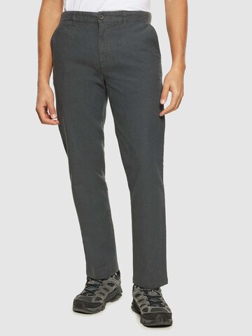 KnowledgeCotton Apparel Regular Chino Pants 'Chuck' in Grey: front
