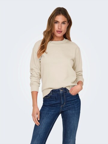 JDY Sweatshirt 'JDYPARIS' in Grau: Vorderseite