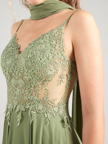 mascara - Vestido de noche en verde