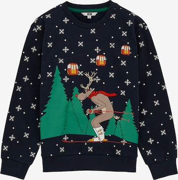 WE Fashion Collegepaita värissä sininen: etupuoli