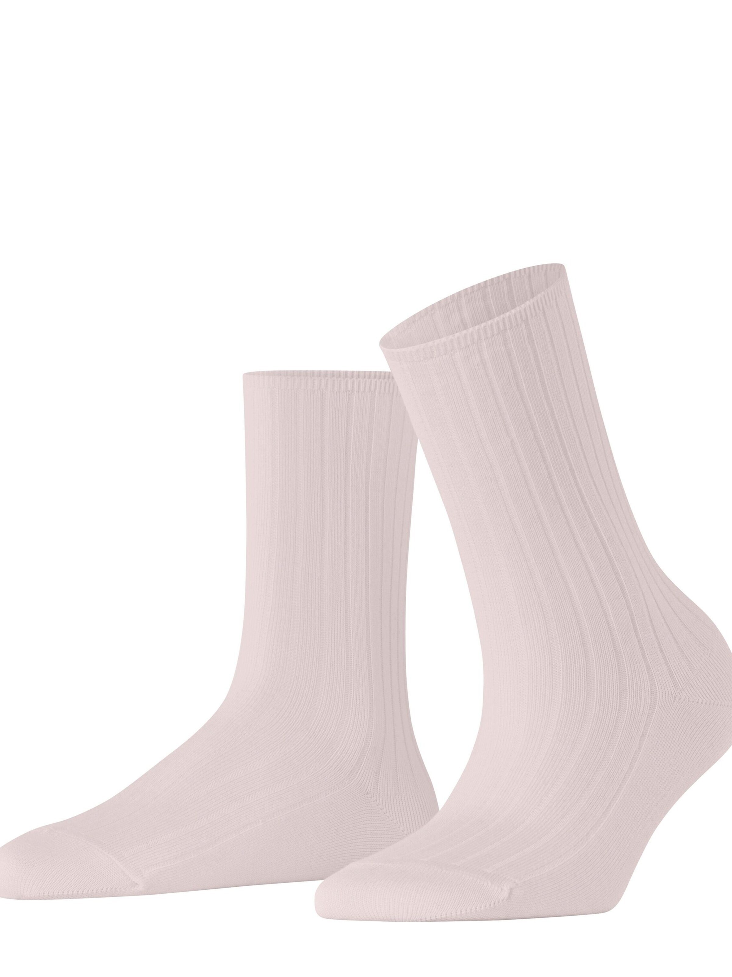 FALKE Socken 'Cotton Rib'‌‌ in Pink: Vorderseite