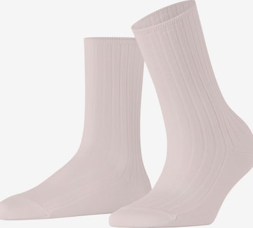 FALKE Socken 'Cotton Rib' in Pink: Vorderseite