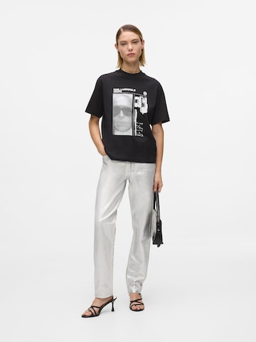 KARL LAGERFELD JEANS Póló - fekete