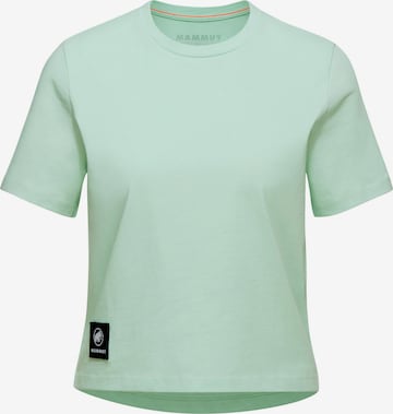 MAMMUT Performance Shirt 'Massone' in Green: front