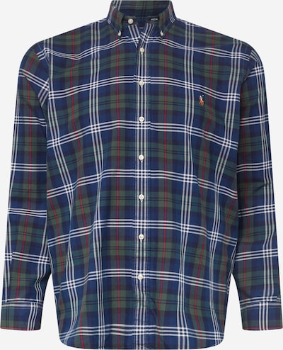 Polo Ralph Lauren Big & Tall Košulja u mornarsko plava / zelena / crvena / bijela, Pregled proizvoda