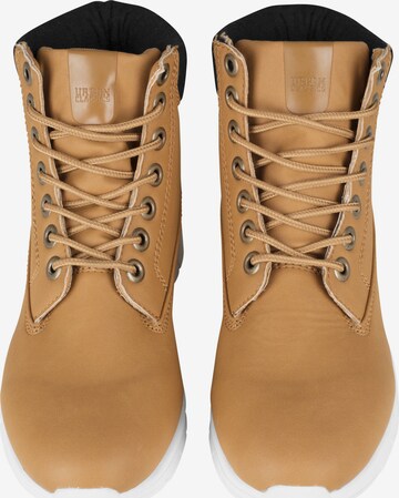 Urban Classics Lace-Up Boots in Brown