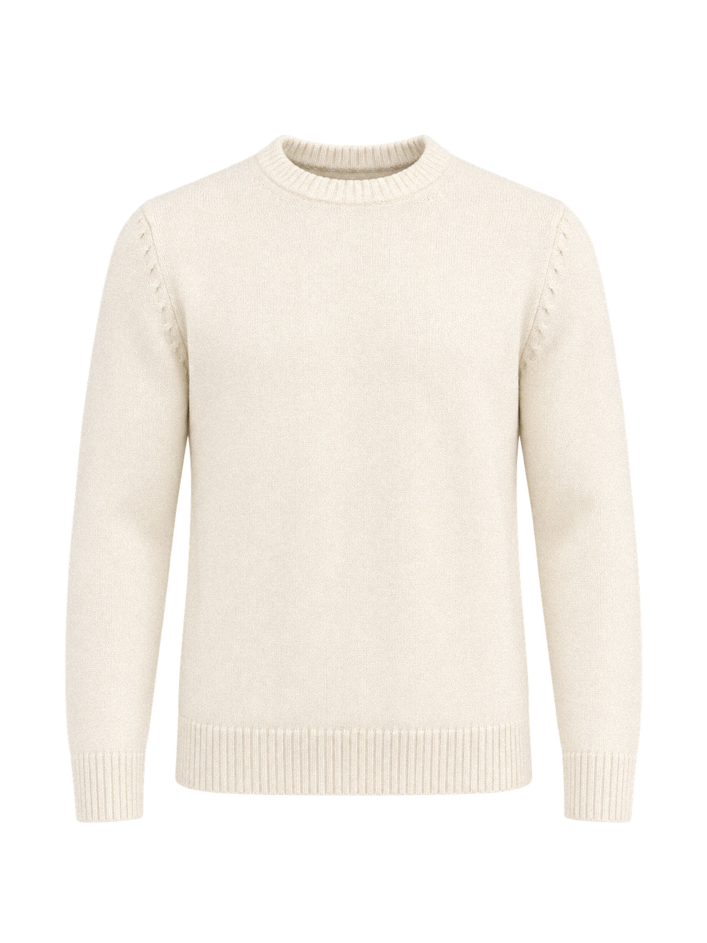 Il Lanificio Knit Cardigan in Beige: front
