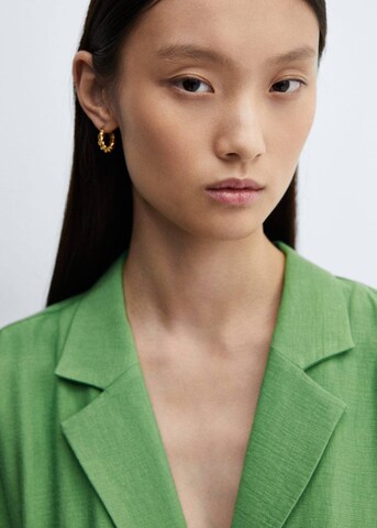 MANGO Dress 'noodle' in Green