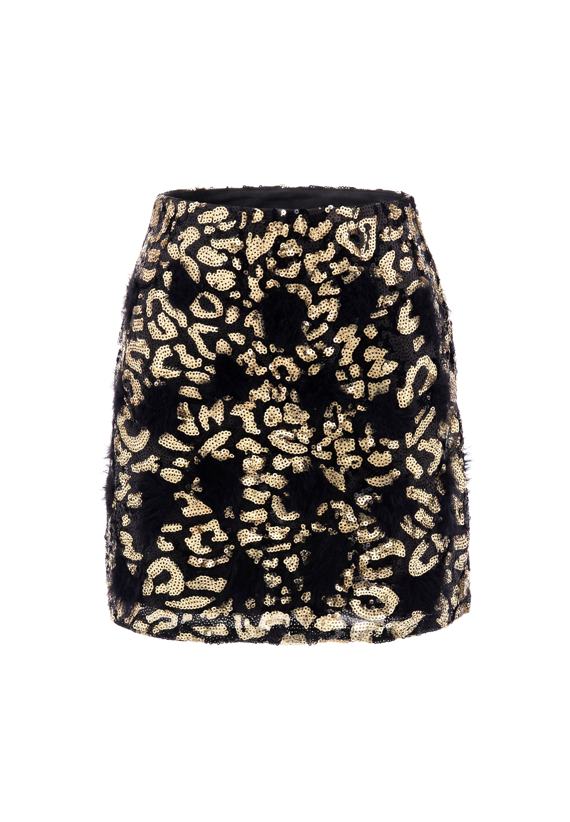 faina Jupe en 34 en beige / noir, Vue avec produit