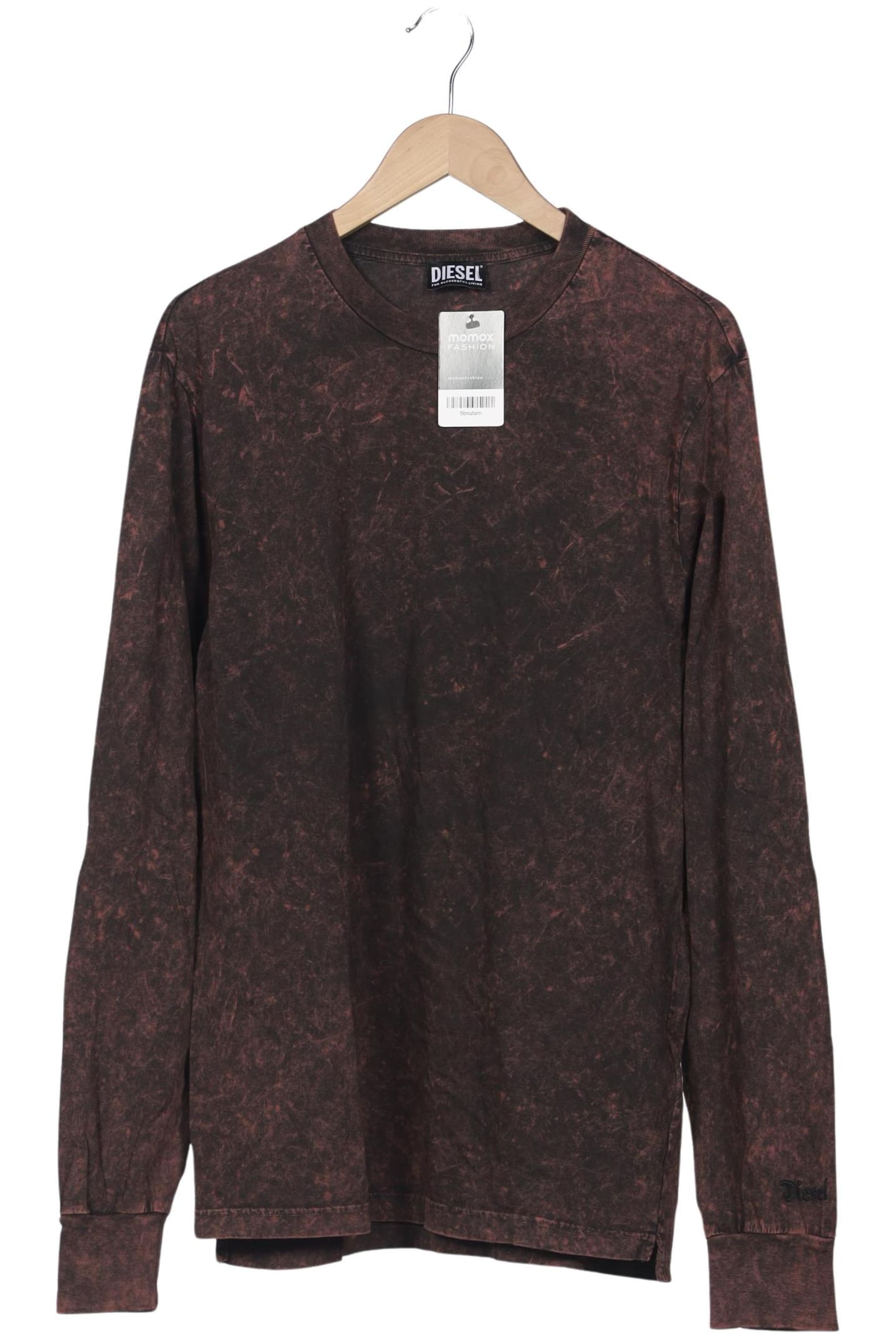 DIESEL Langarmshirt L in Braun: Vorderseite