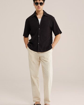 WE Fashion Классический крой Рубашка в Черный