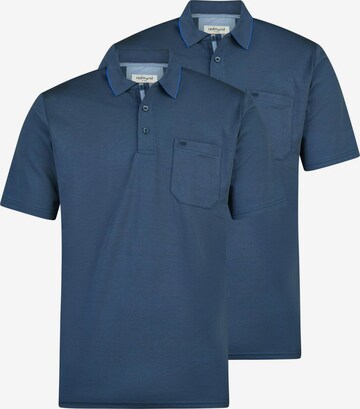redmond Shirt 'Basic' in Blau: Vorderseite
