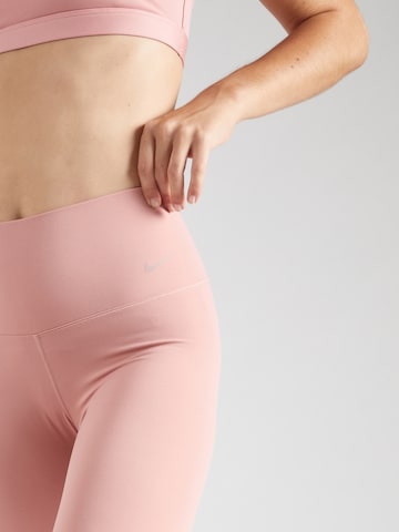 NIKE Skinny Sportovní kalhoty 'ZENVY' – pink