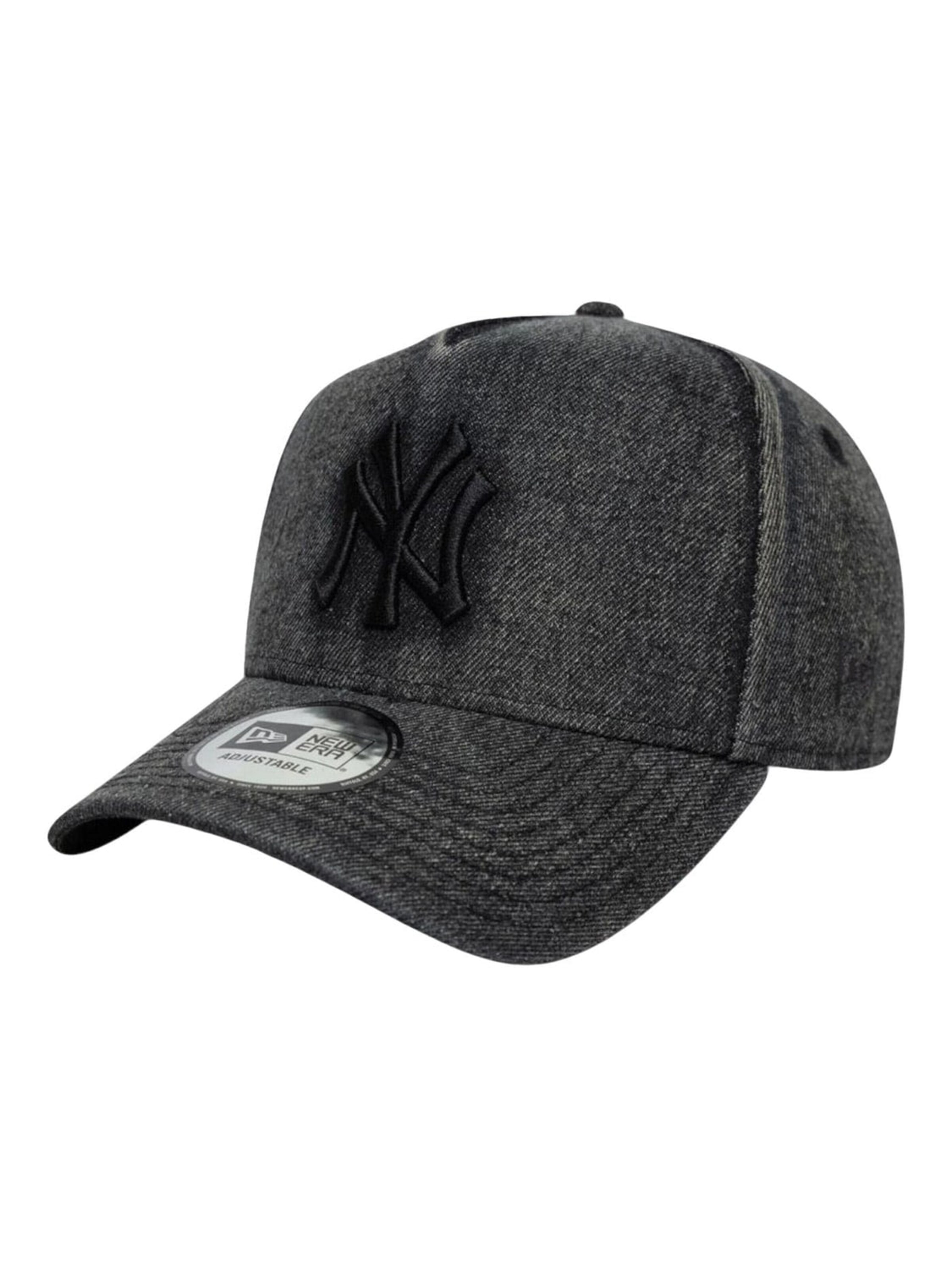 NEW ERA Czapka z daszkiem 'Denim E-Frame New York Yankees' w kolorze czarny: przód