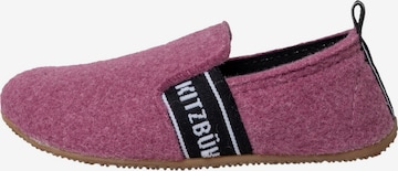 Living Kitzbühel Hausschuh 'Filz' in Lila: Vorderseite
