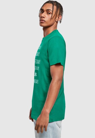 Mister Tee Shirt 'Blink' in Green