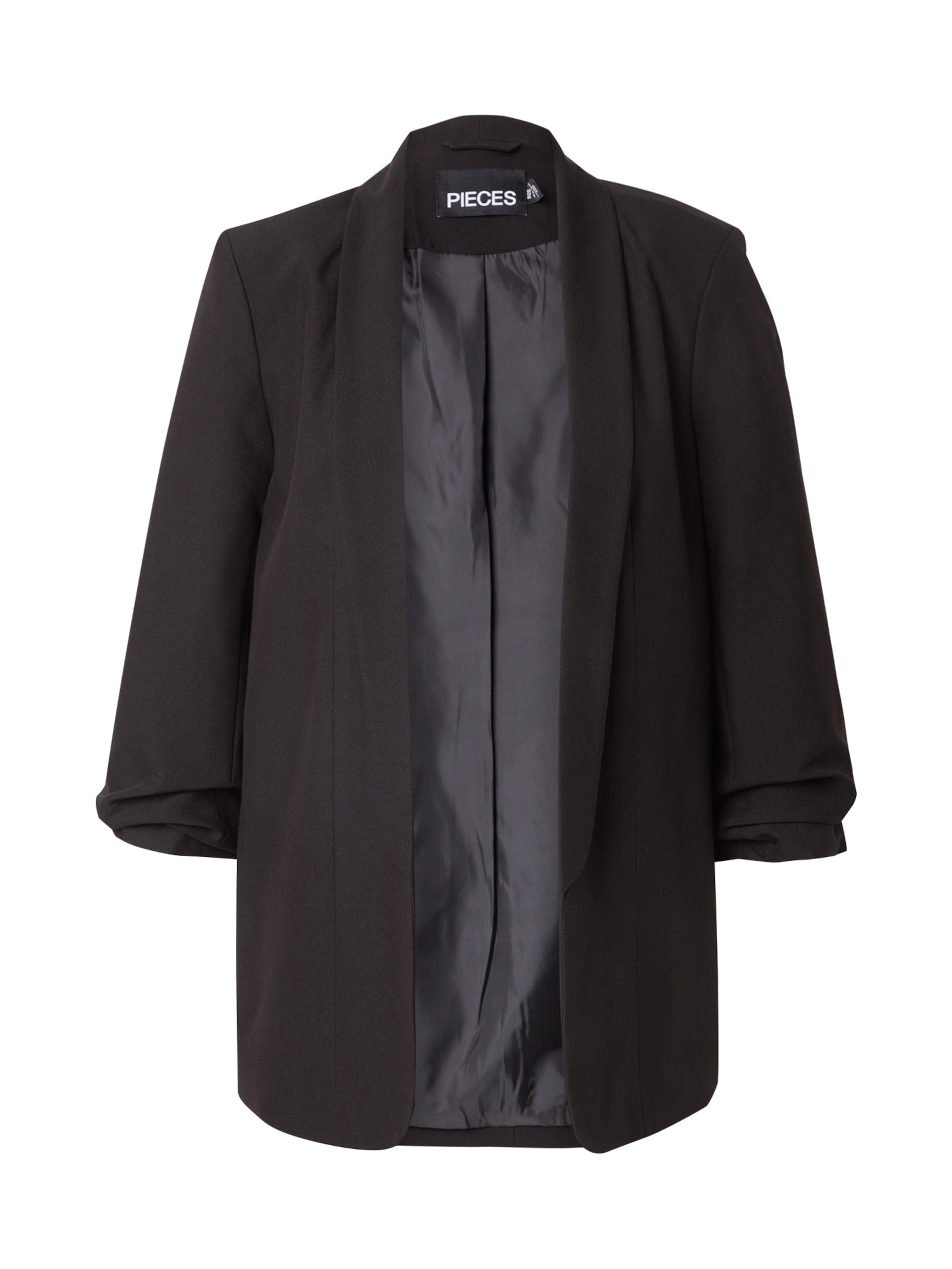 PIECES Blazer 'PCBosella' in Schwarz: Vorderseite