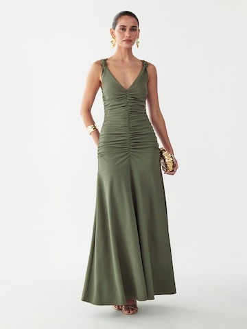 St MRLO - Vestido en verde: frente