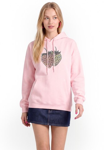 Sweat-shirt MYMO en rose : devant