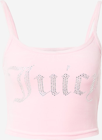 Juicy Couture White Label Top 'RAIN' - rózsaszín: elől