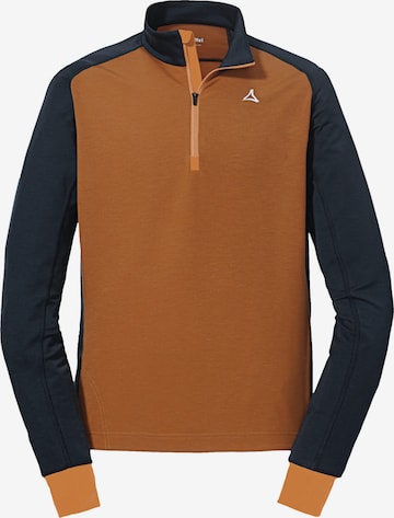 Schöffel - Pullover desportivo 'Dirt Track' em laranja: frente