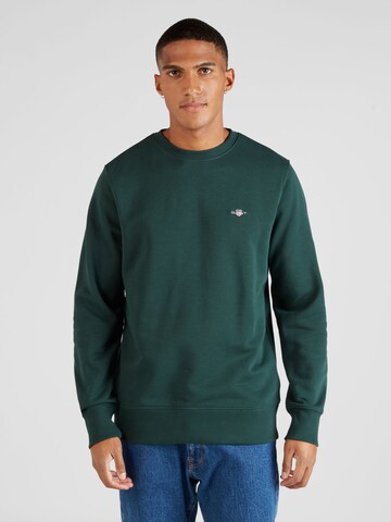 GANT Sweatshirt in Green: front