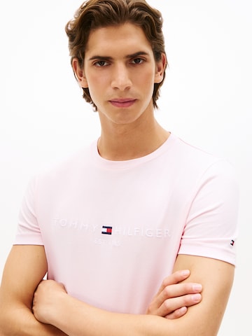 TOMMY HILFIGER Средняя посадка Футболка в Ярко-розовый