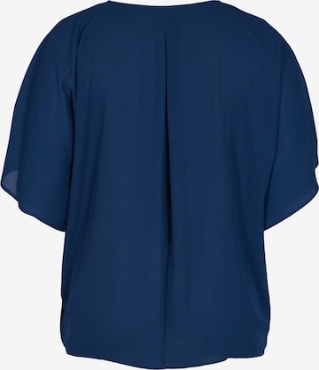 Zizzi - Blusa 'Viola' em azul