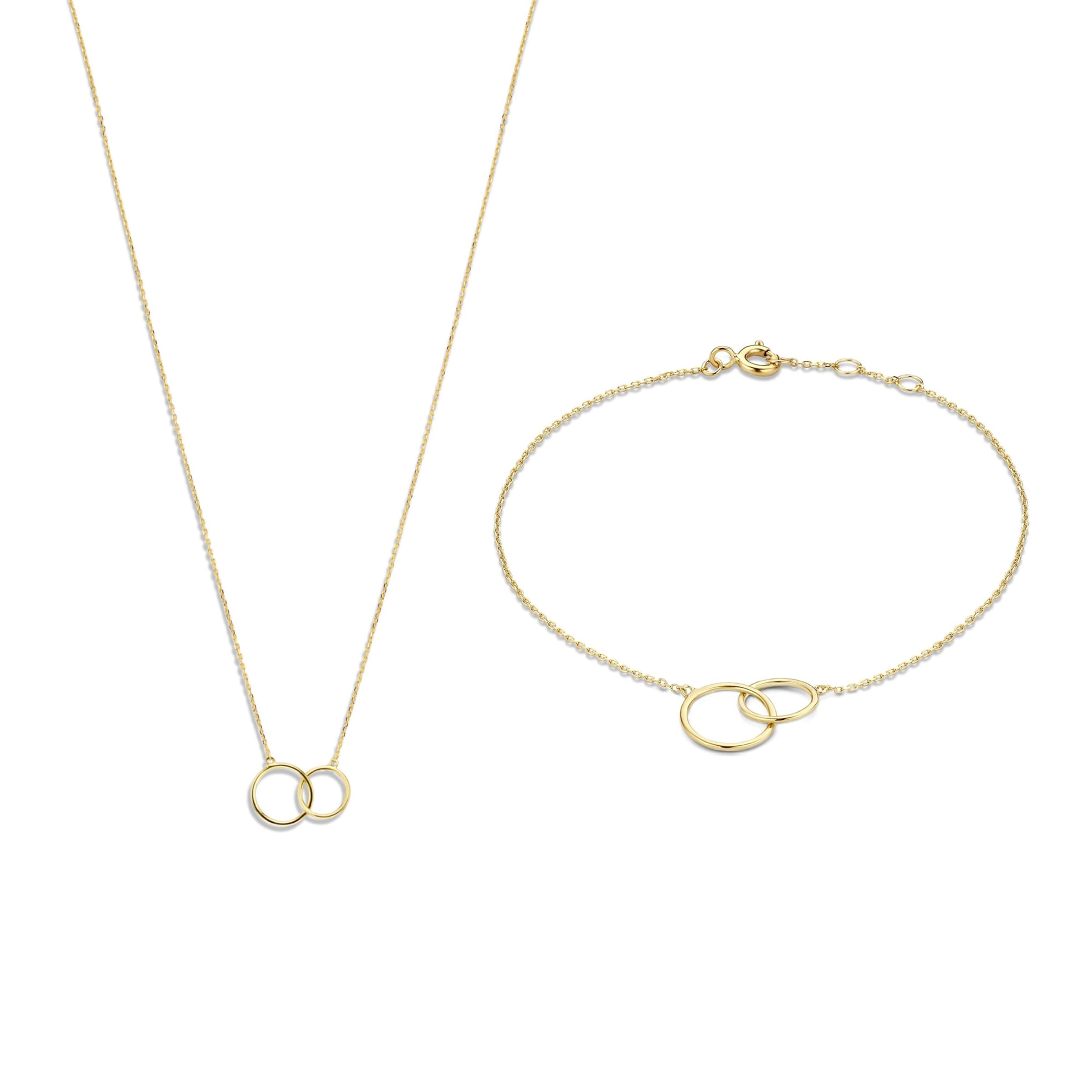Isabel Bernard Sieraden set in Goud: voorkant