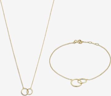 Isabel Bernard Jewelry Set in Gold: front