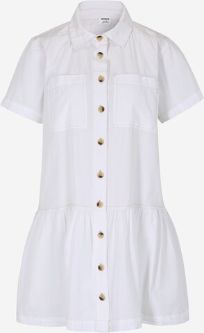 Abito camicia di Cotton On Petite in bianco: frontale