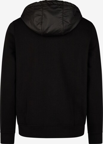 HECHTER PARIS Zip-Up Hoodie in Black