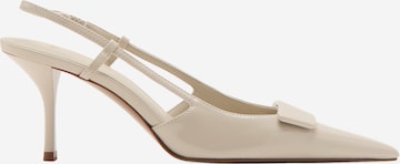 MANGO Slingpumps 'DAY' i beige: forside