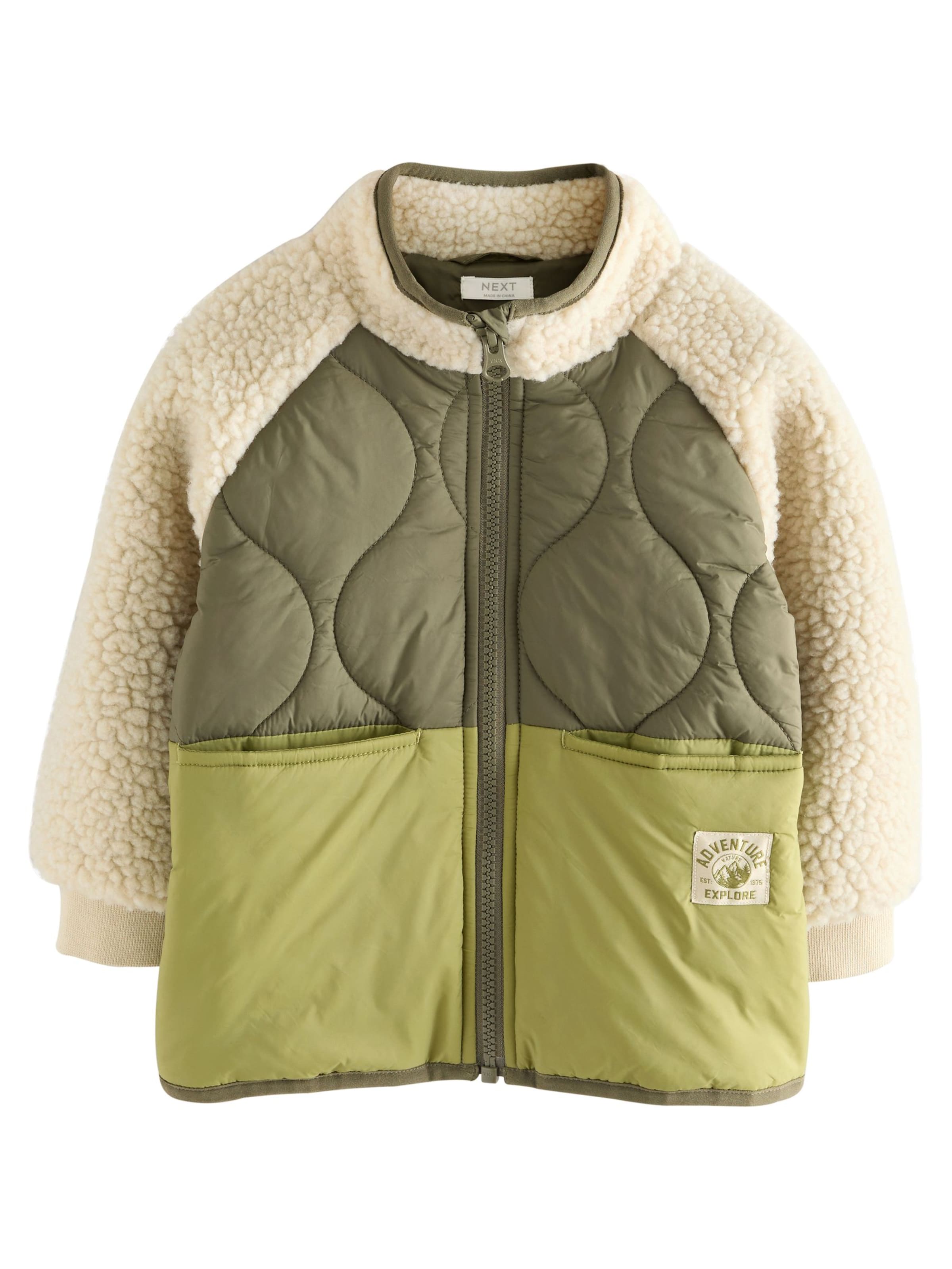 NextZimska jakna - zelena boja: prednji dio